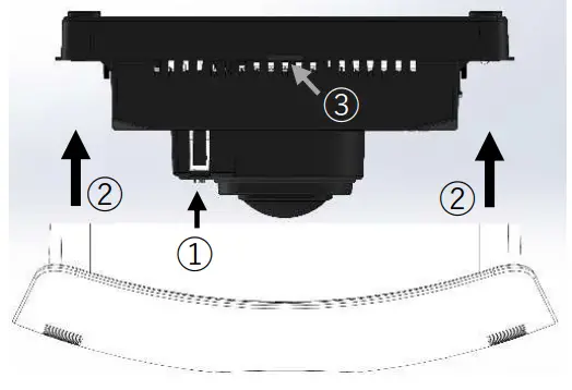 GIKEN Trastem AIO360G High Speed Accurate People Counting - Attaching the Cover