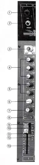 boytone BT-88MX 9 Channel Professional Sound Mixer - fig4