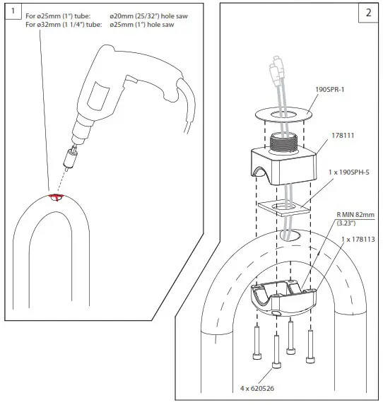 SCANSTRUT SPR 1i RM 1 Instrument Rail Mount Pod - Product Overview 1