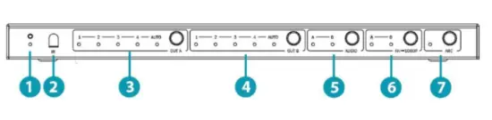 DIGITUS DS-55509 -4x2- HDMI- Matrix -Switch -4K60Hz -1