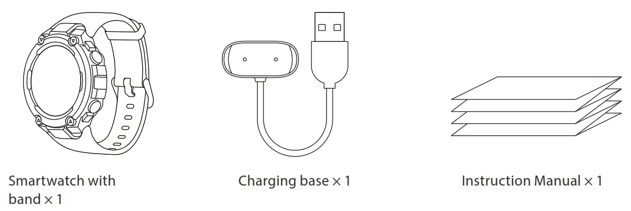 AMAZFIT T-Rex Pro ---- Package Contents