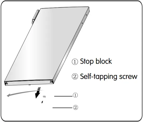 CFS3145V - REVERSING THE DOOR 5