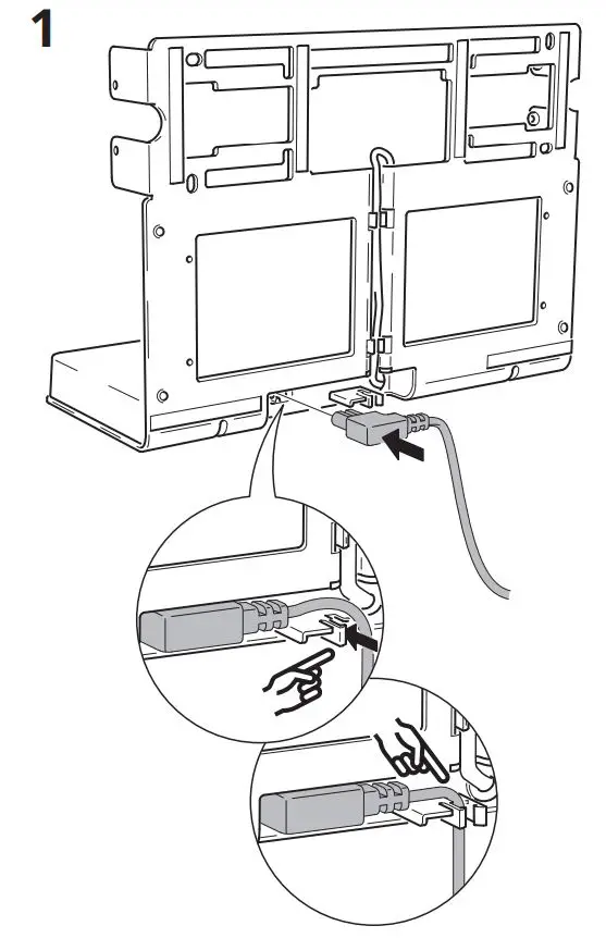 IKEA SYMFONISK Shelf with Wireless Charger Instruction Manual - Installation
