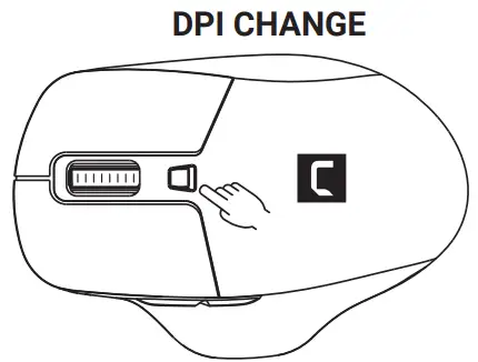 natec Blackbird 2 Wireless RF Optical 1600 DPI Mouse - fig 1