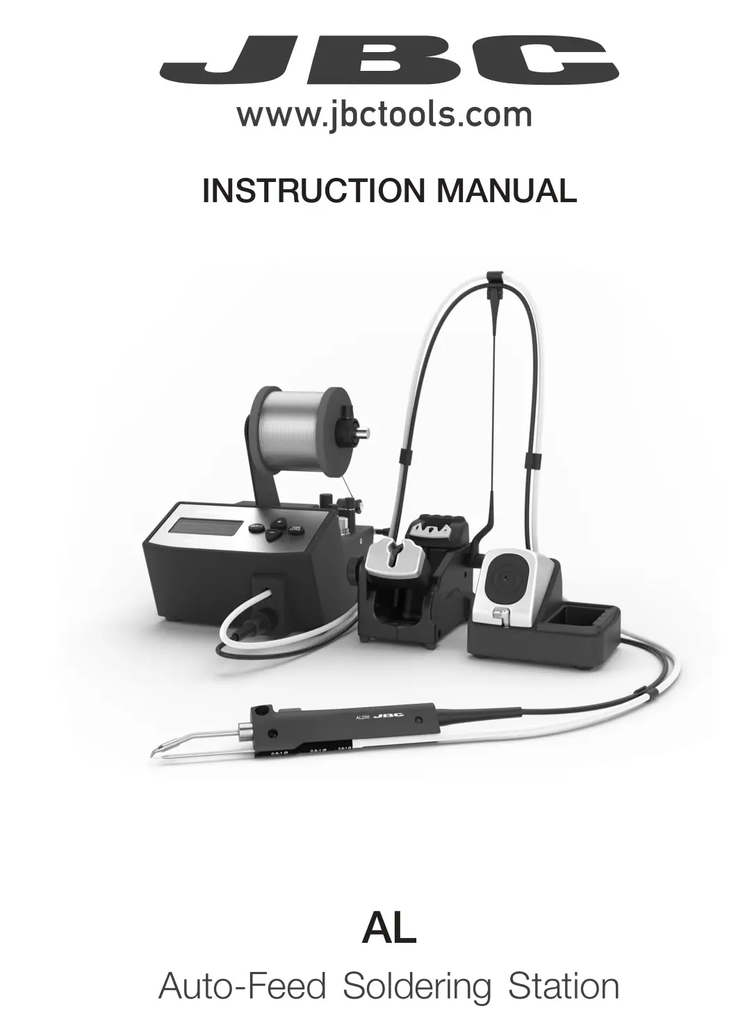JBC AL-9A 100V Auto-Feed Soldering Station Instruction Manual