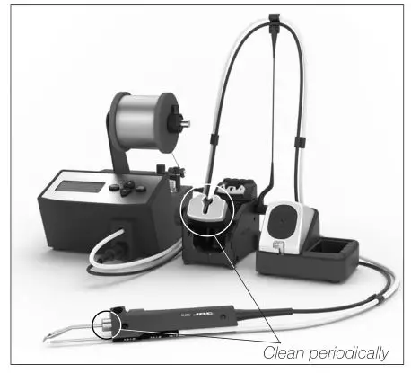 JBC AL-9A 100V Auto-Feed Soldering Station - Maintenance