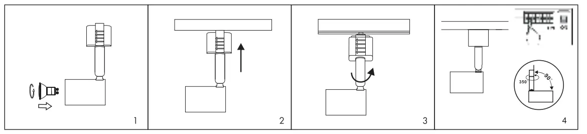 QAZQA 98359 Jeany SL 3 White Track Light 4