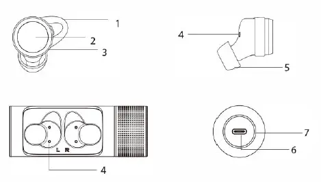 gleeman H702Q True Wireless Earbuds fig 1