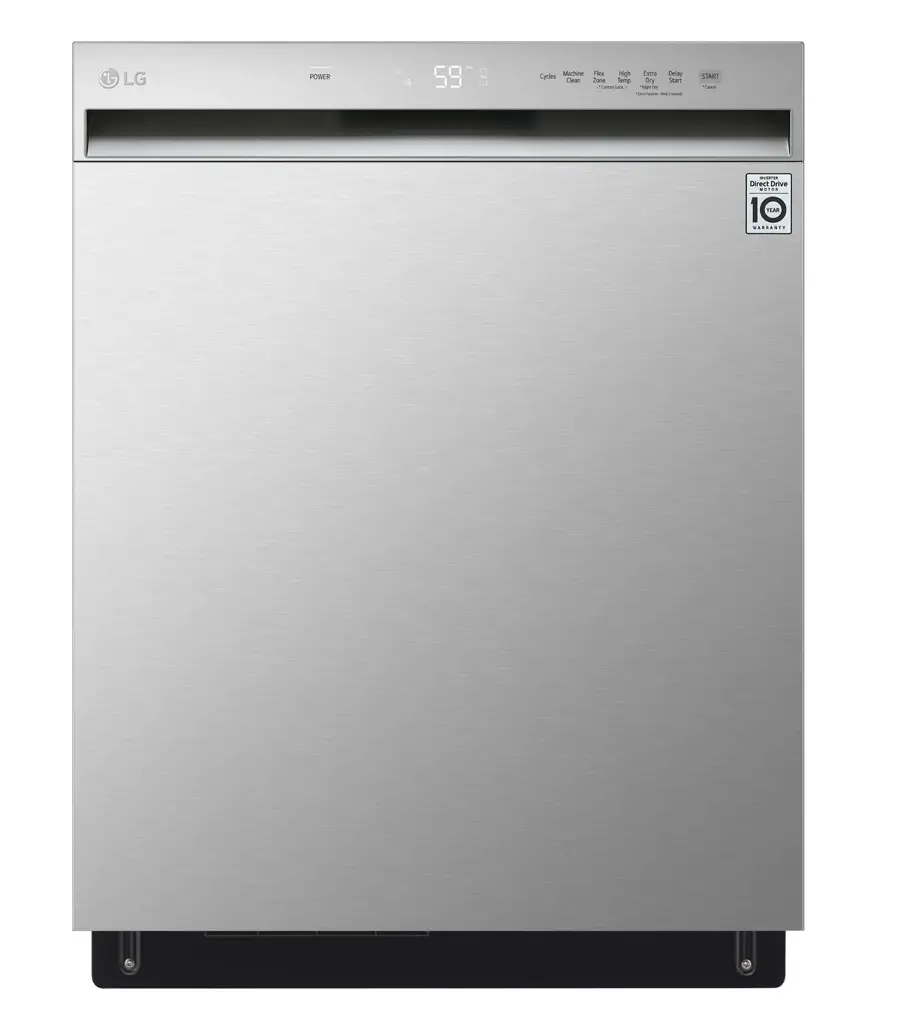 LG Front Control Dishwasher - Cover