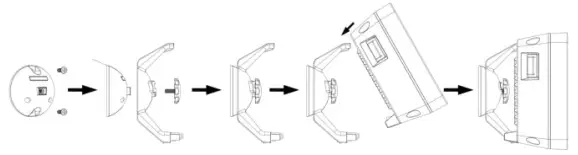 Attach the base of the wall mount to the wall