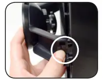 To remove the appliance from the wall mount