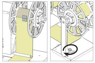 EPSON C6000P Color Inkjet Label Printer User Manual - Keeping the printed media underneath the tension arm