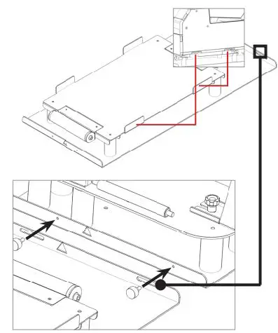 EPSON C6000P Color Inkjet Label Printer User Manual - Place carefully the printer into the lock guides