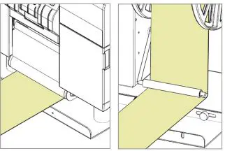 EPSON C6000P Color Inkjet Label Printer User Manual - Pull the printed media underneath the printer