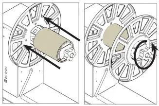 EPSON C6000P Color Inkjet Label Printer User Manual - Remove the additional support and the outer disk