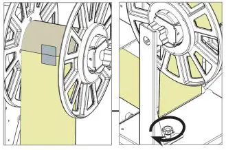 EPSON C6000P Color Inkjet Label Printer User Manual - Stick the end on the cardboard core