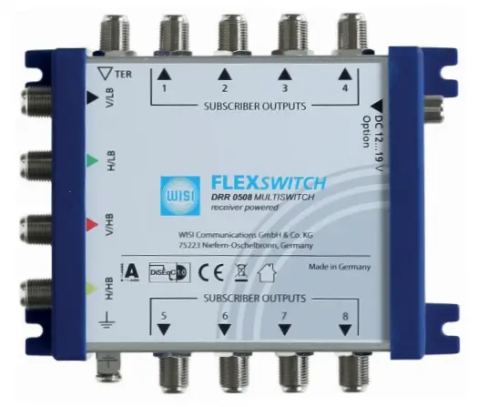 WISI DRR 05xx Flex Switch Multiswitch