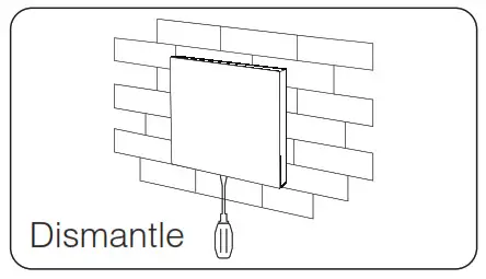 MiBOXER Panel Remote Controller - T series Installation Dismantlement 4