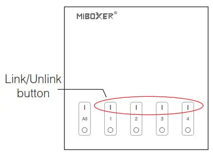 MiBOXER Panel Remote Controller - Unlinking Instructions 2