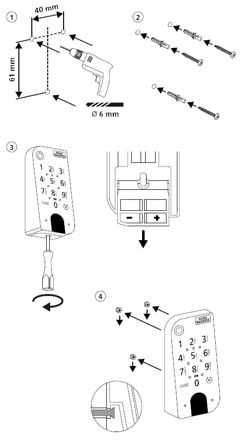 BURG-WACHTER-secuENTRY-7711-Keypad-fig-10