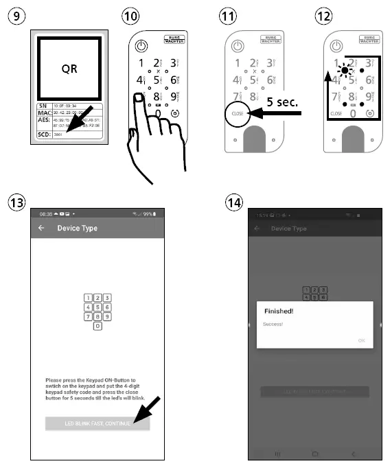 BURG-WACHTER-secuENTRY-7711-Keypad-fig-8