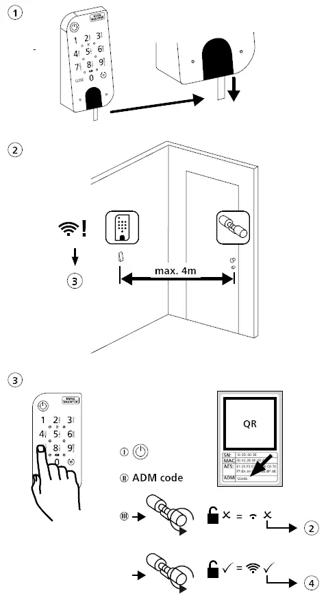 BURG-WACHTER-secuENTRY-7711-Keypad-fig-9