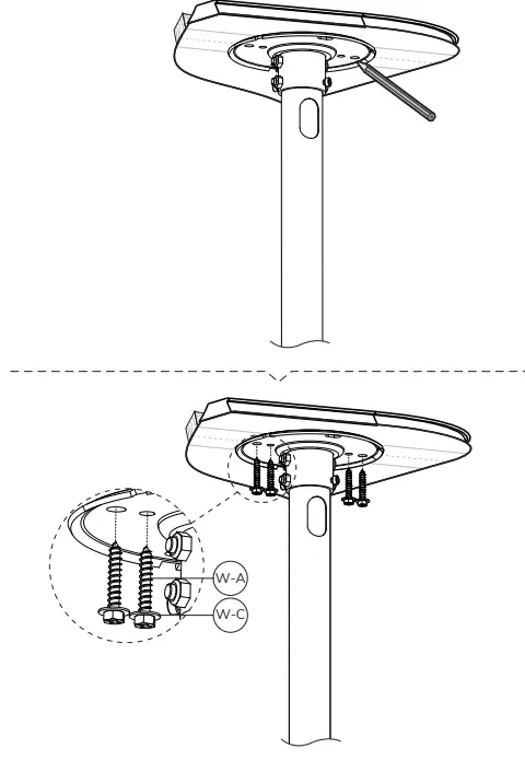 Neomounts-FPMA-C340D-BLACK-Monitor-ceiling-mount-fig-3