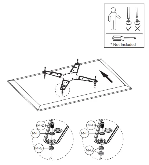 Neomounts-FPMA-C340D-BLACK-Monitor-ceiling-mount-fig-9
