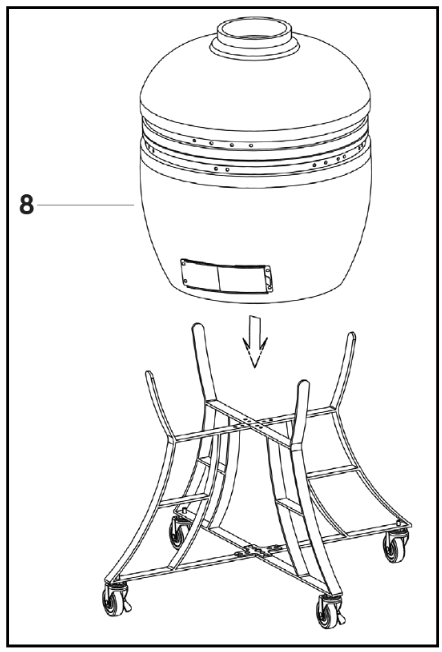 BORMANN BBQ7000 Kamado Traditional Ceramic Round Grill - BORMANN BBQ7000 Kamado Traditional Ceramic Round Grill - BORMANN BBQ7000 Kamado Traditional Ceramic Round Grill25