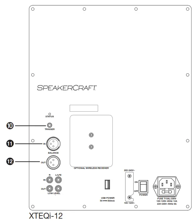 SPEAKERCRAFT HRSi Subwoofer - fig1