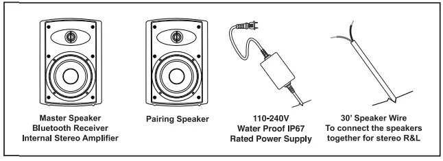 OSD AUDIO BTP Series Bluetooth Patio Speaker-fig2