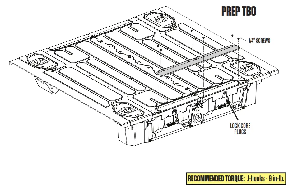 DECKED DR4 DODGE RAM 1500 Bed Length Storage System - PREP TBO