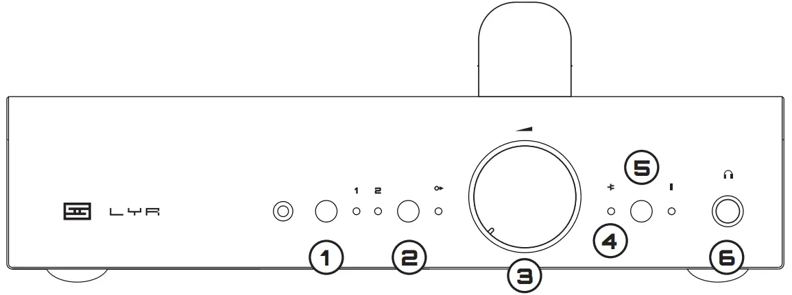 Schiit Audio LYR Plus Fusion Architecture Headphone Amp and Preamp - 3