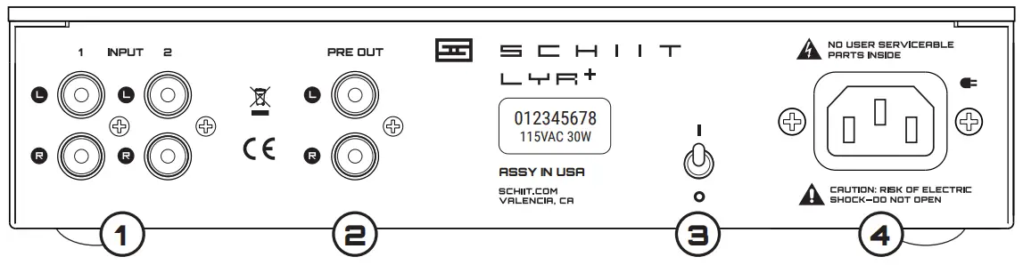Schiit Audio LYR Plus Fusion Architecture Headphone Amp and Preamp - 5
