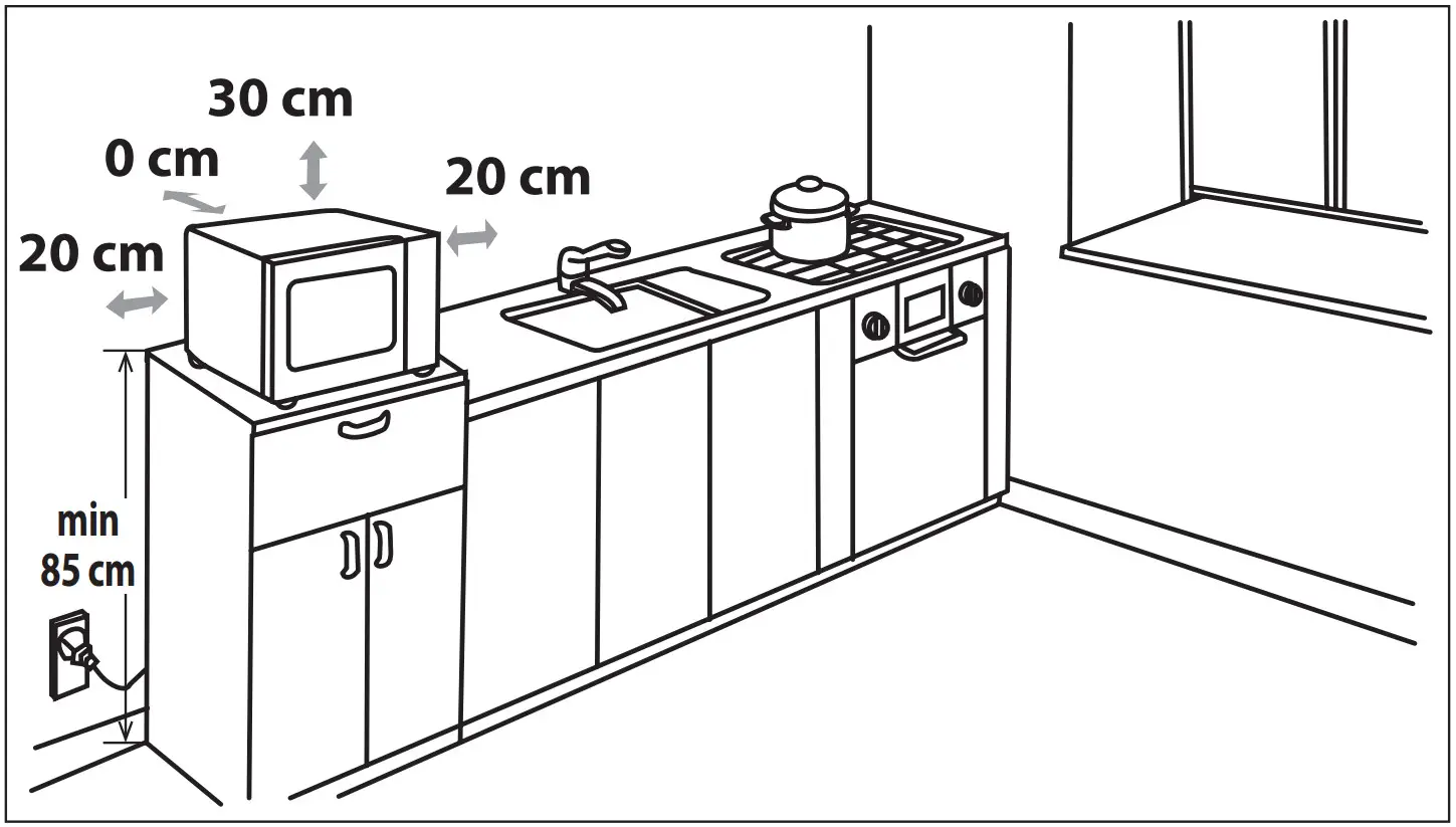 SHARP YC GC52FE Microwave Oven - Fig 1