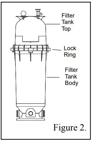 PENTAIR 320 RAINBOW Chlorine Bromine Feeder with Cartridge Filter Cleaning Instruction Manual - Figure 2