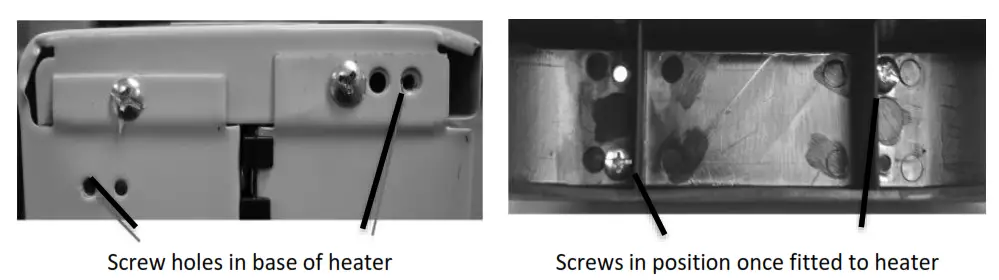 Goldair GSCV18 2000W Convector Heater - Screws