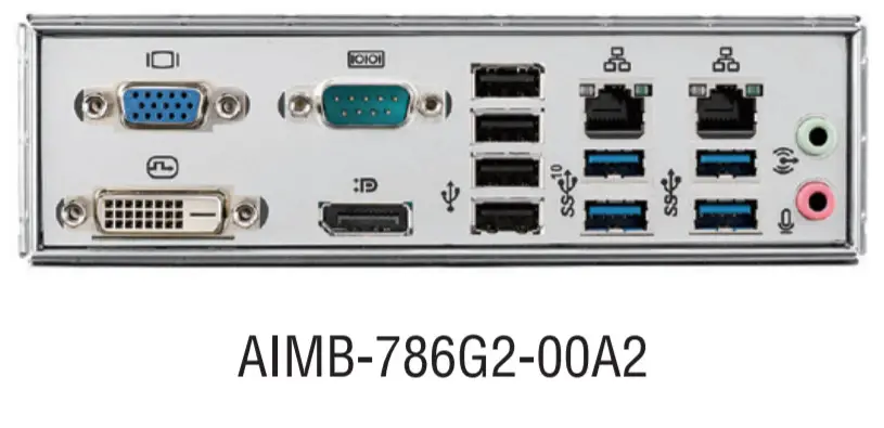 ADVANTECH AIMB-786 LGA1151 Intel Motherboard Block View