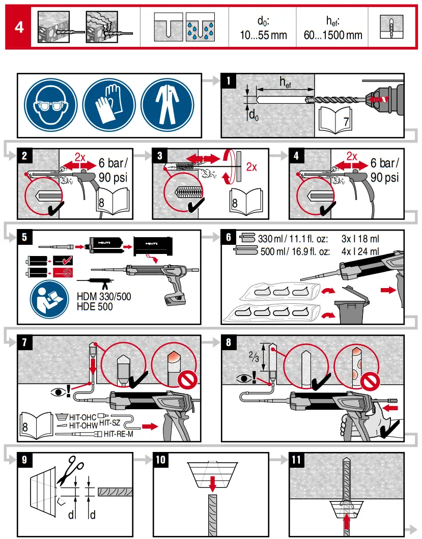 HILTI HIT-RE 100 Injectable Mortar - 19