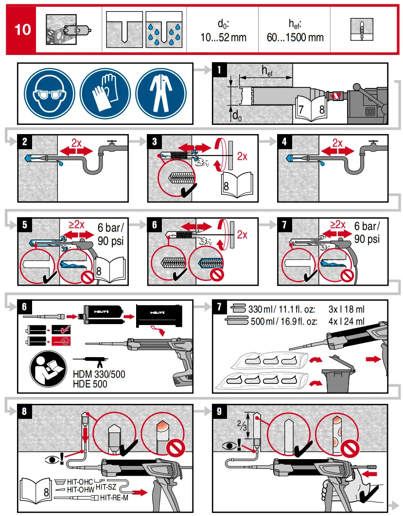 HILTI HIT-RE 100 Injectable Mortar - 27