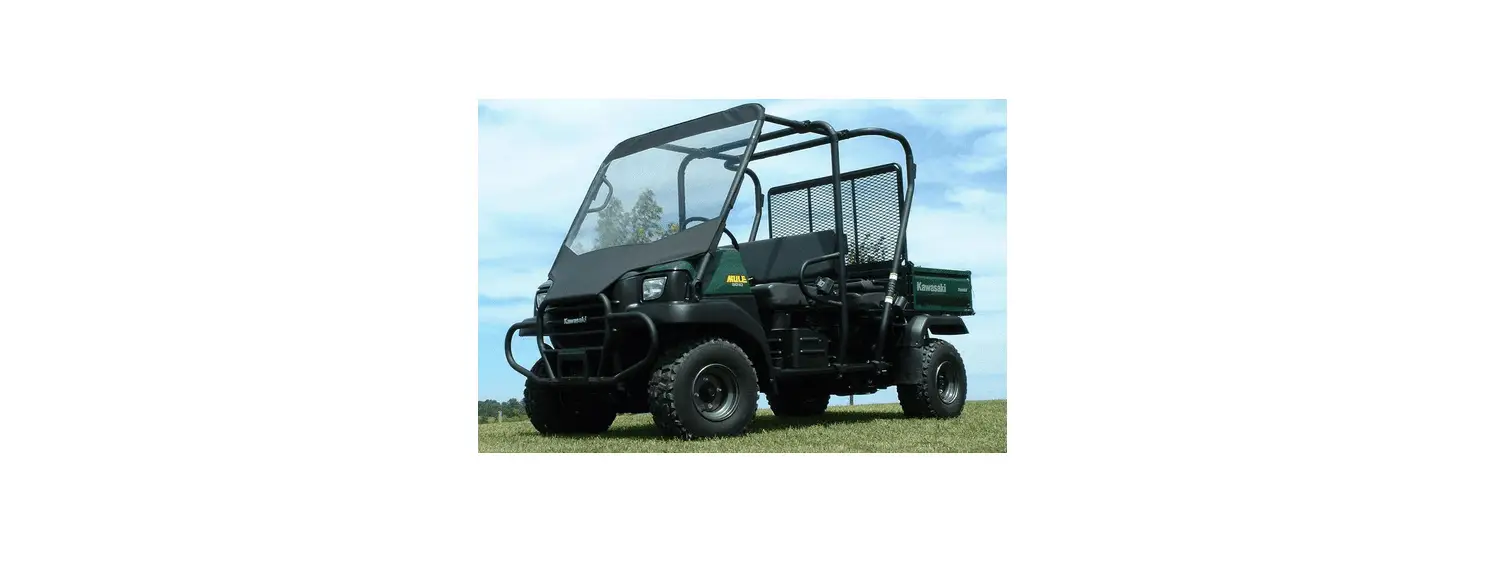 Falcon Ridge Kawasaki Mule 3010 Soft Windshield Instruction Manual