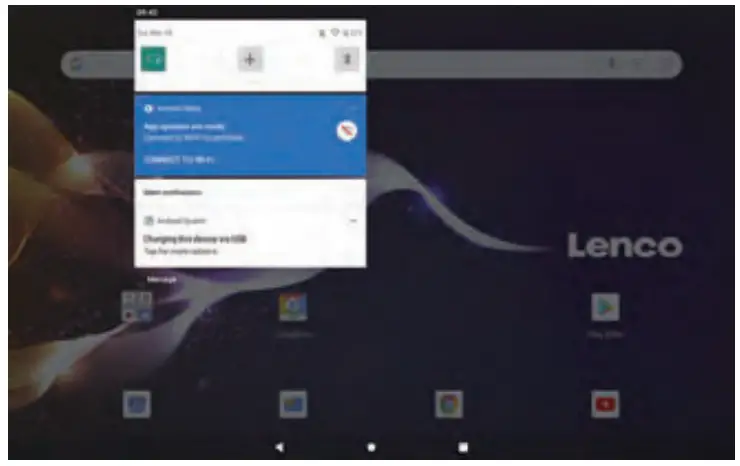 Lenco TDV1001BK Portable DVD Player Tablet with 10 Inch Touchscreen fig 6