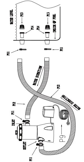 avenli 29P414DE 16 HP Above Ground Pool Filter Pump - Fig2