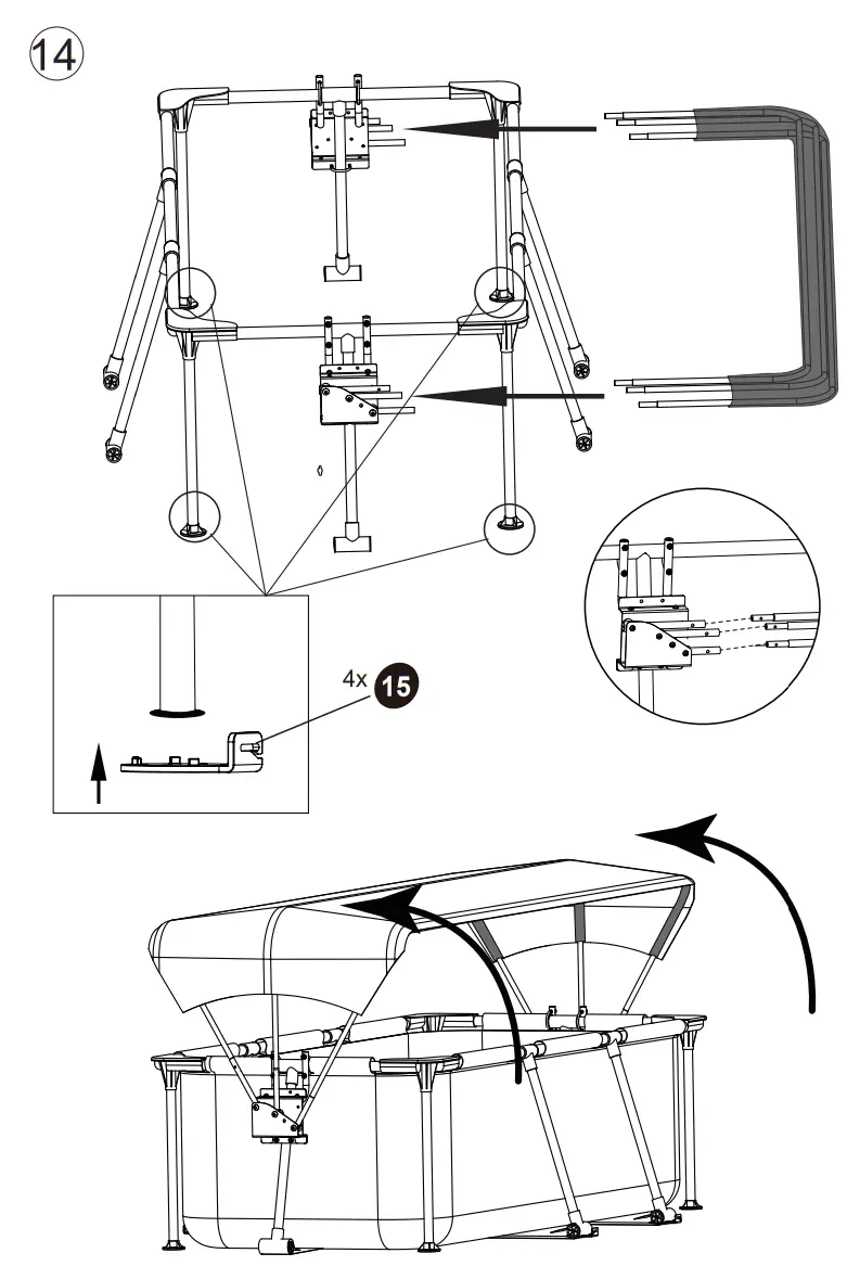 avenli 29P414DE 16 HP Above Ground Pool Filter Pump - Fig19