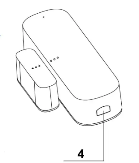 Doorsafe-DS3113-Wifi-Door-Window-Magnetic-Contact-Sensor- 1