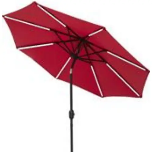 GAINSBOROUGH H320 Solar Light Up Parasol -