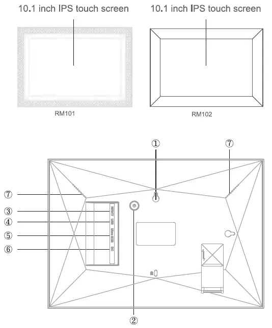 frameo RM101, RM102 WiFi Digital Photo Frame-1