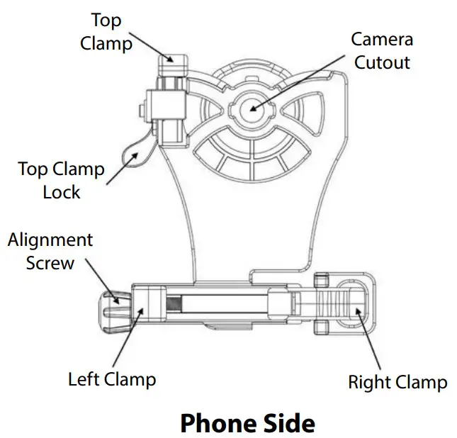 CARSON MP-842IS Monocular with Smartphone - Camera