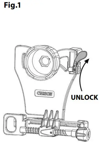CARSON MP-842IS Monocular with Smartphone - Fig.1