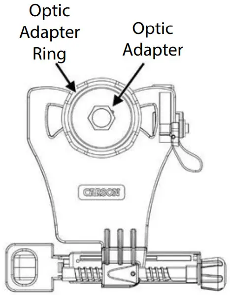 CARSON MP-842IS Monocular with Smartphone Optic Side -